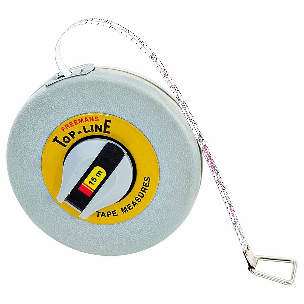 Freemans TW15 Steel Top Line Measuring Tape - 15m
