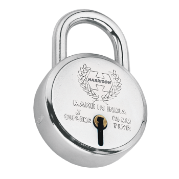 Harrison (C-0656) 50mm J Supreme Round Padlock - 3 Keys