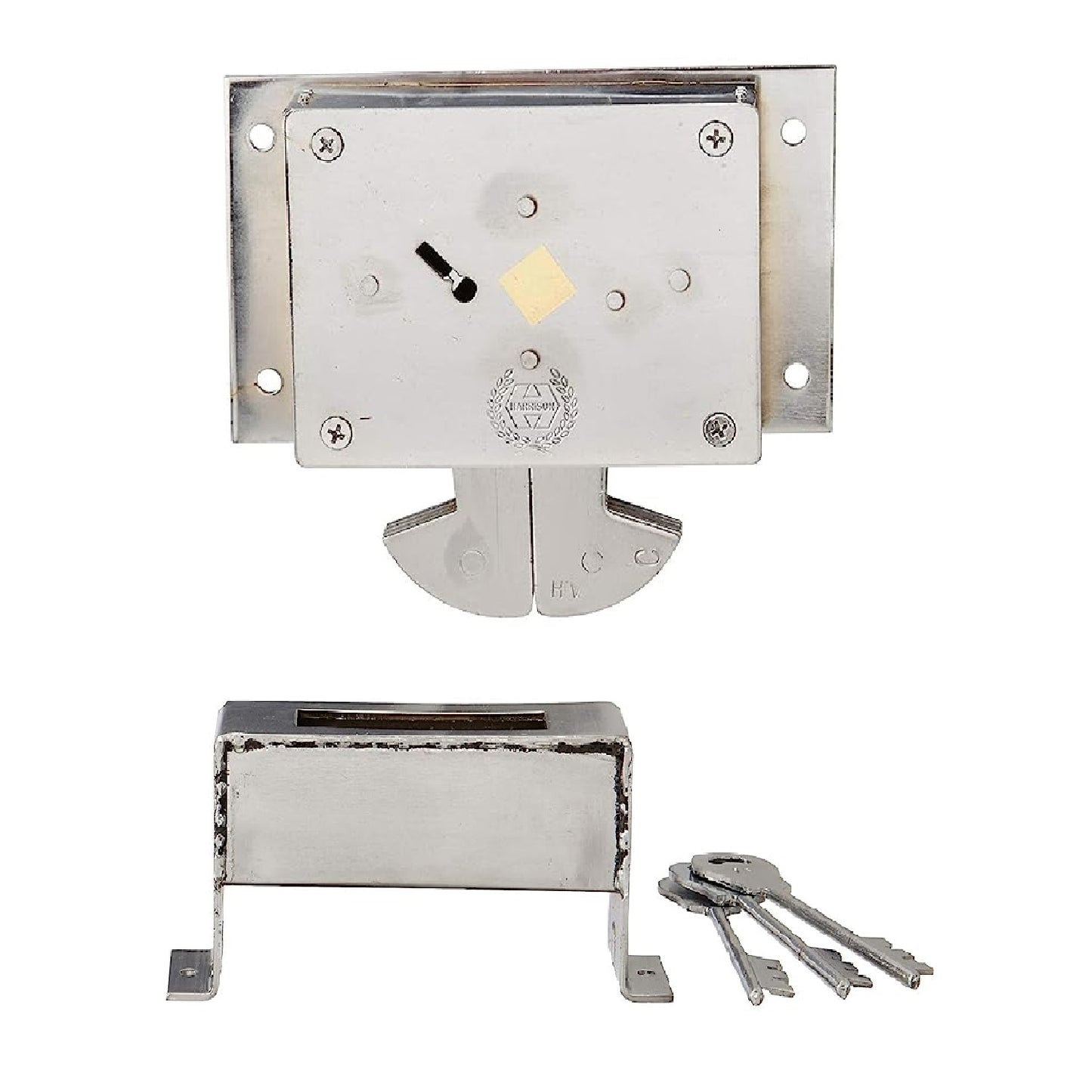 Harrison (C-0597) Chhota Bhima Center Shutter Lock For Rolling Shutter - 3 Keys