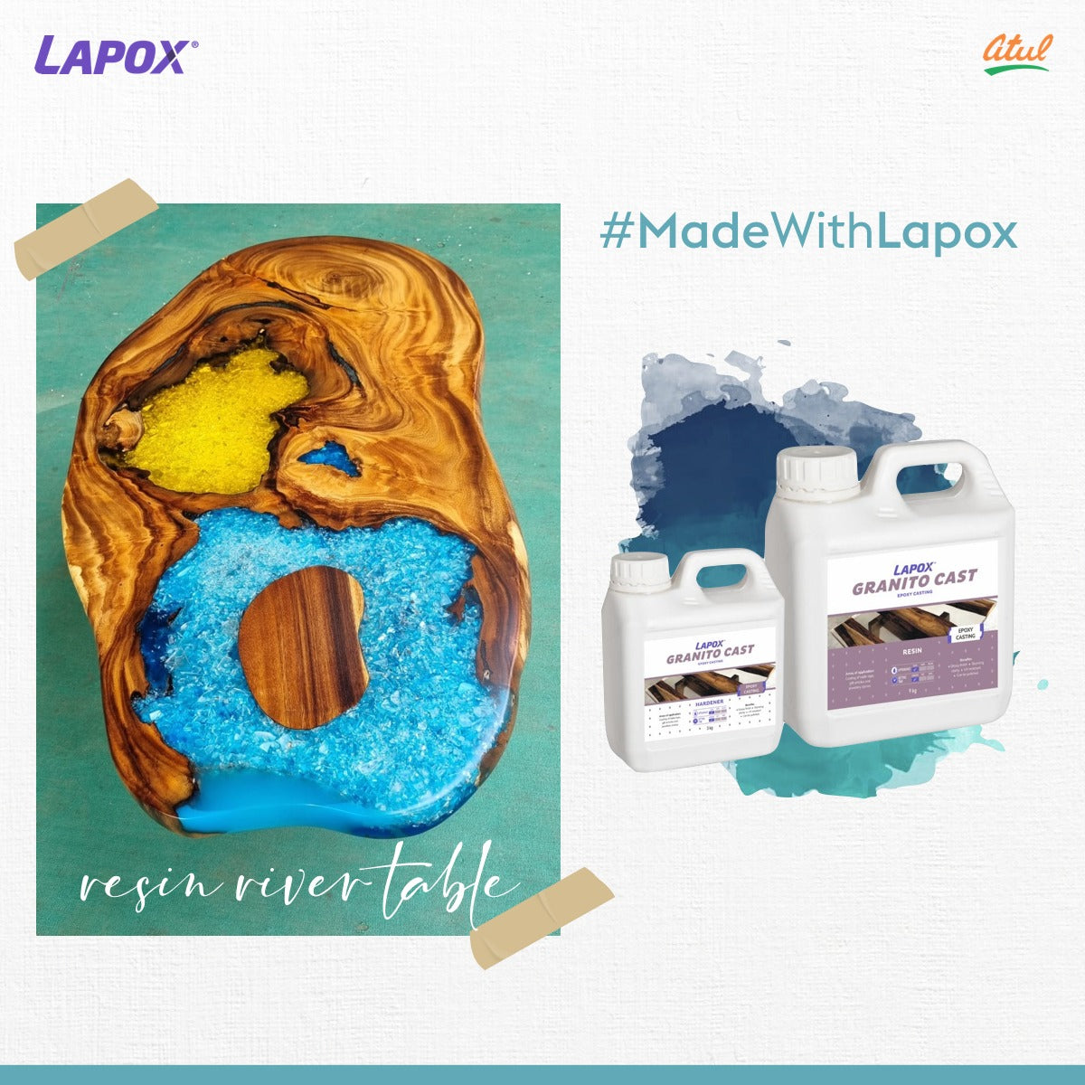 Lapox 12 Kg Granito Cast Two-Component Epoxy Casting