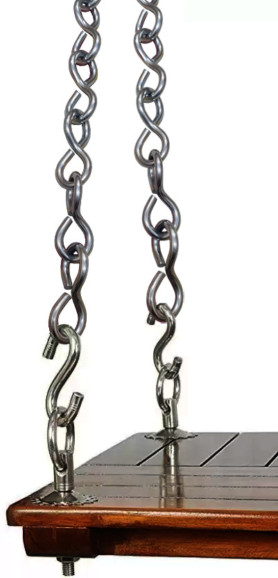 Aranze Stainless Steel Zula Chain Set With S Hooks, 7Ft Chain Each, Set of 4 Chains