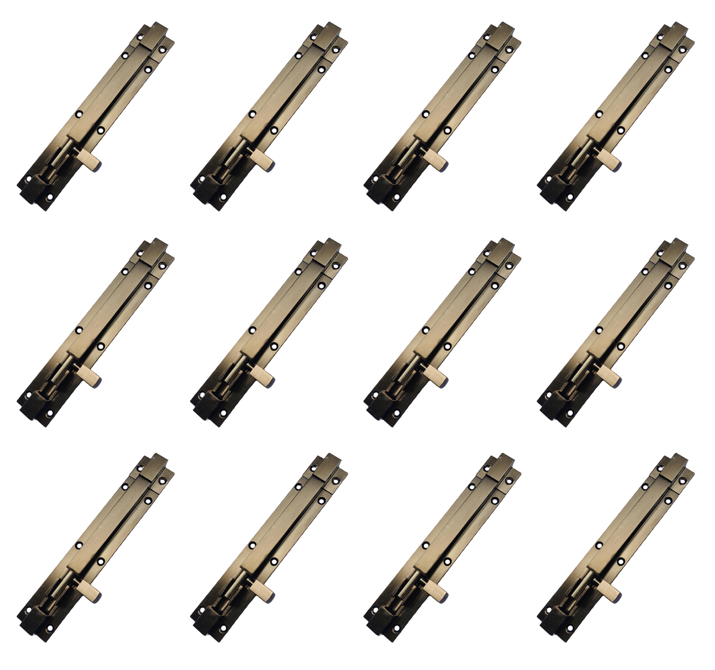 Aranze DSTB_6 Tower Bolt For Doors And Windows, Brown Finish