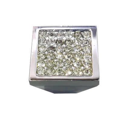 Aranze Zinc Chrome Finish Cabinet Knob - 1.25-Inch Size, Includes 1 Piece