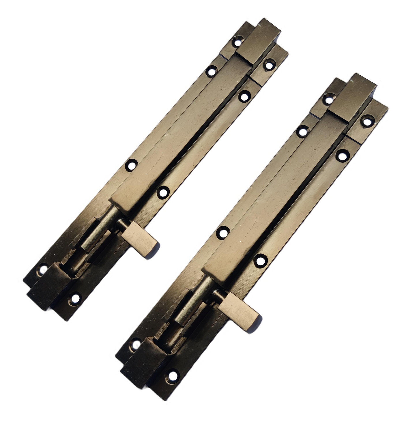 Aranze DSTB_6 Tower Bolt For Doors And Windows, Brown Finish