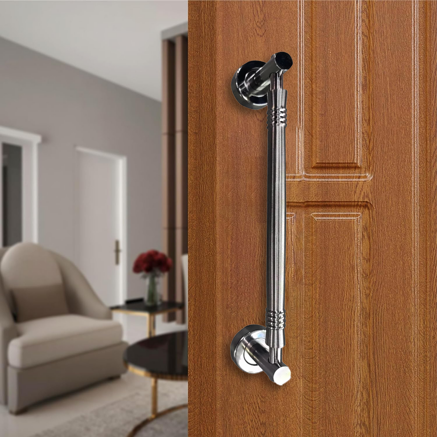 Aranze DS_56_300mm 12 inch Main Door/Pull Handle, Pack of 1, S.S. and Satin Finish