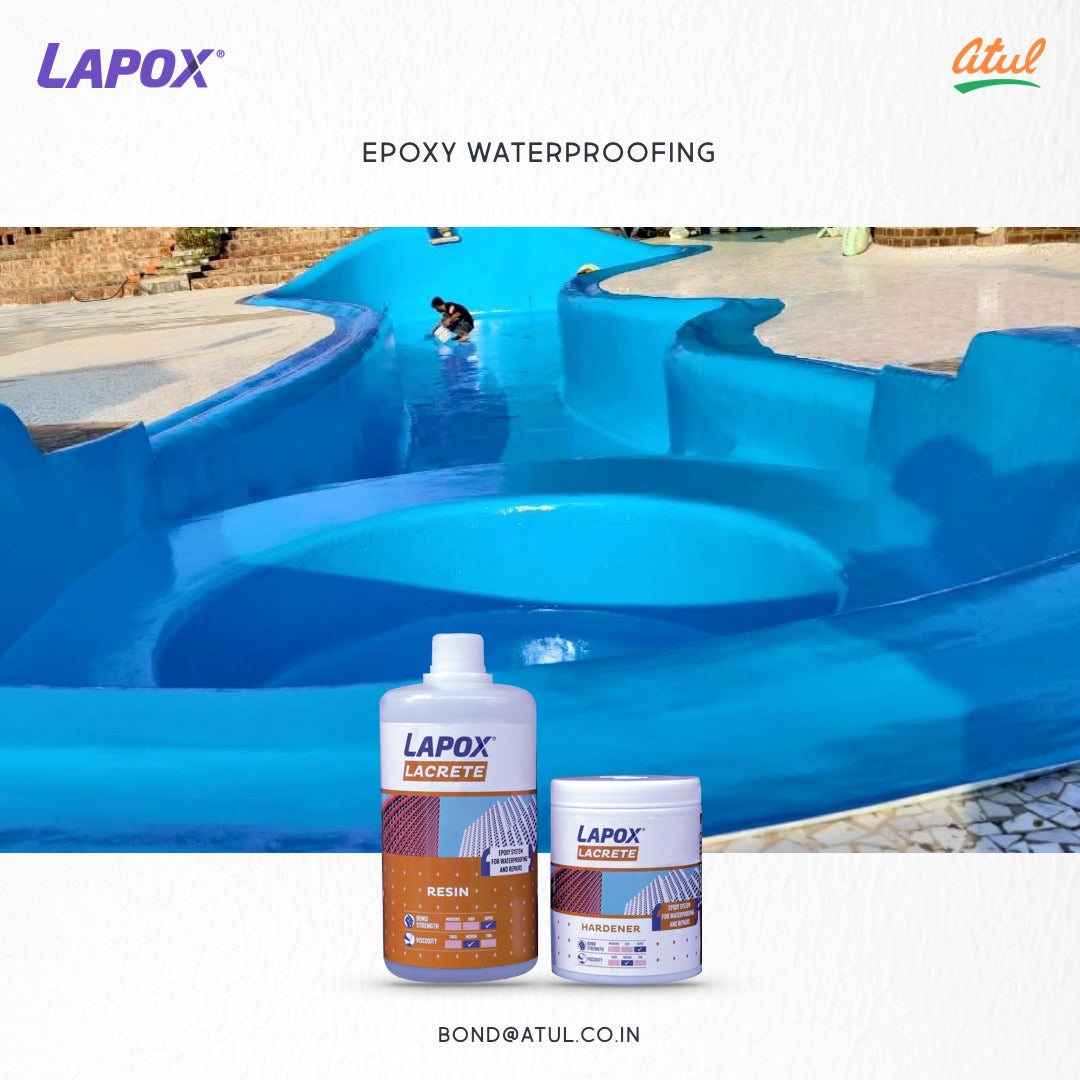 Lapox Lacrete Epoxy Adhesive For Waterproofing, Concrete Repair and Strengthening of Structures