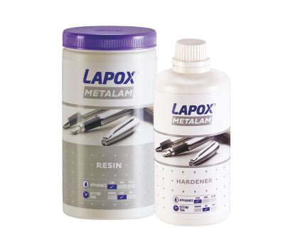 Lapox Metalam System B Clear and Glossy Epoxy Adhesive System