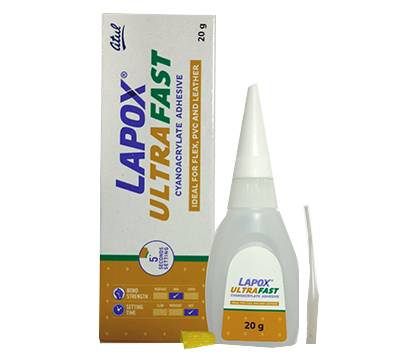 Lapox Ultrafast Cyanoacrylate Adhesive